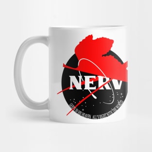 NASA x NERV dark Mug